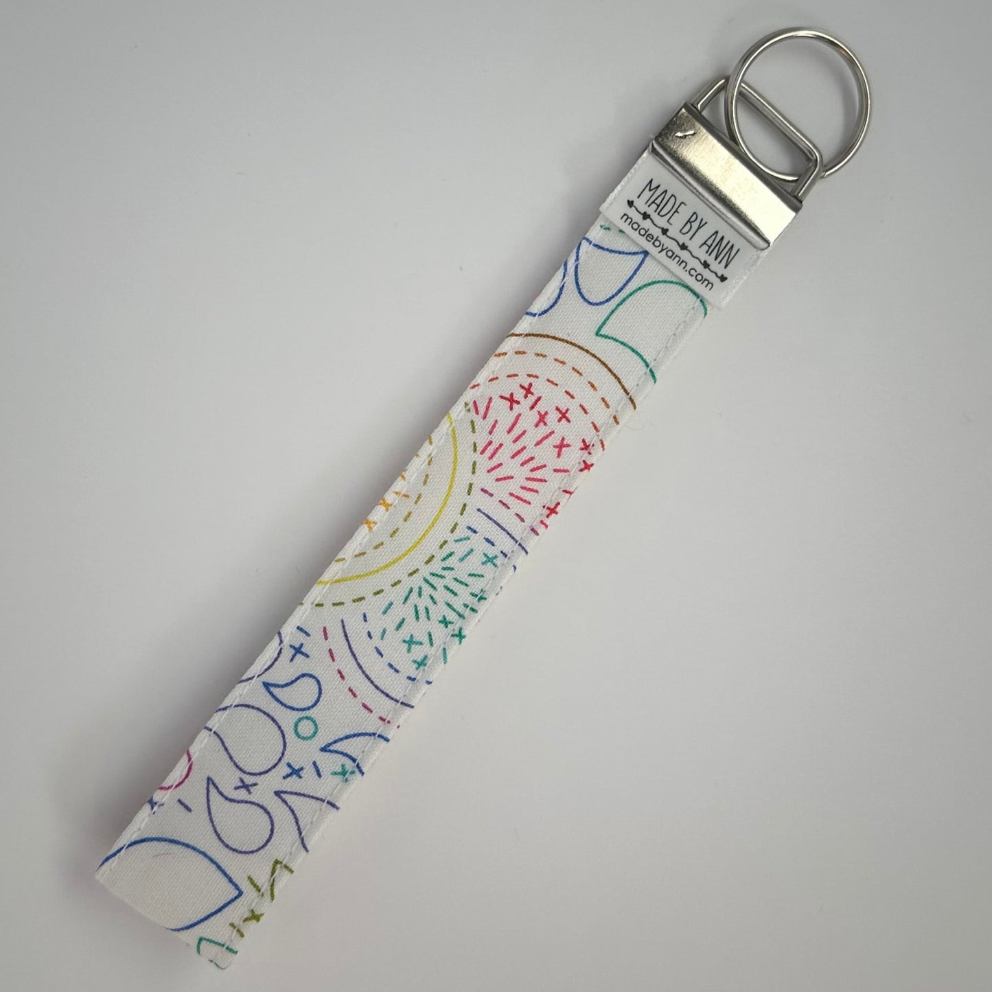 Keyring wristlet