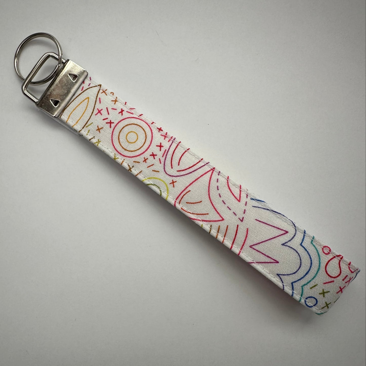 Keyring wristlet