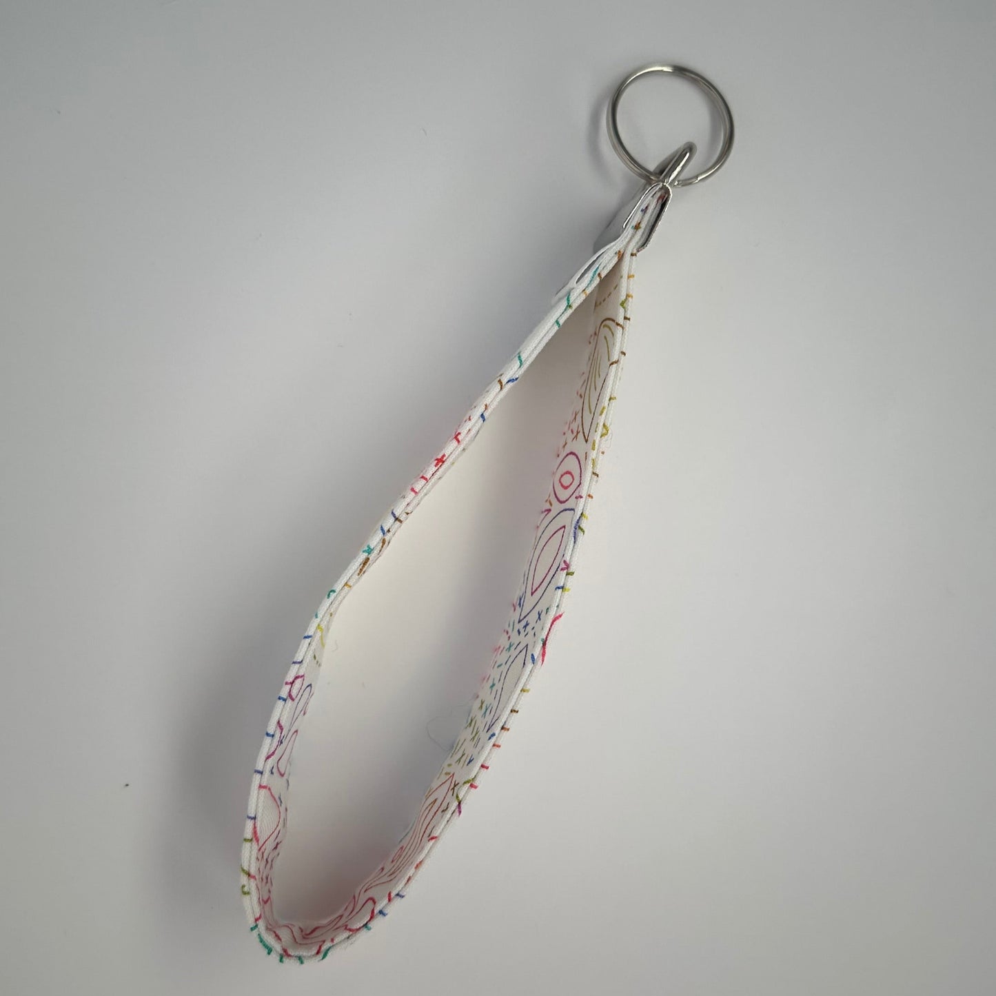 Keyring wristlet
