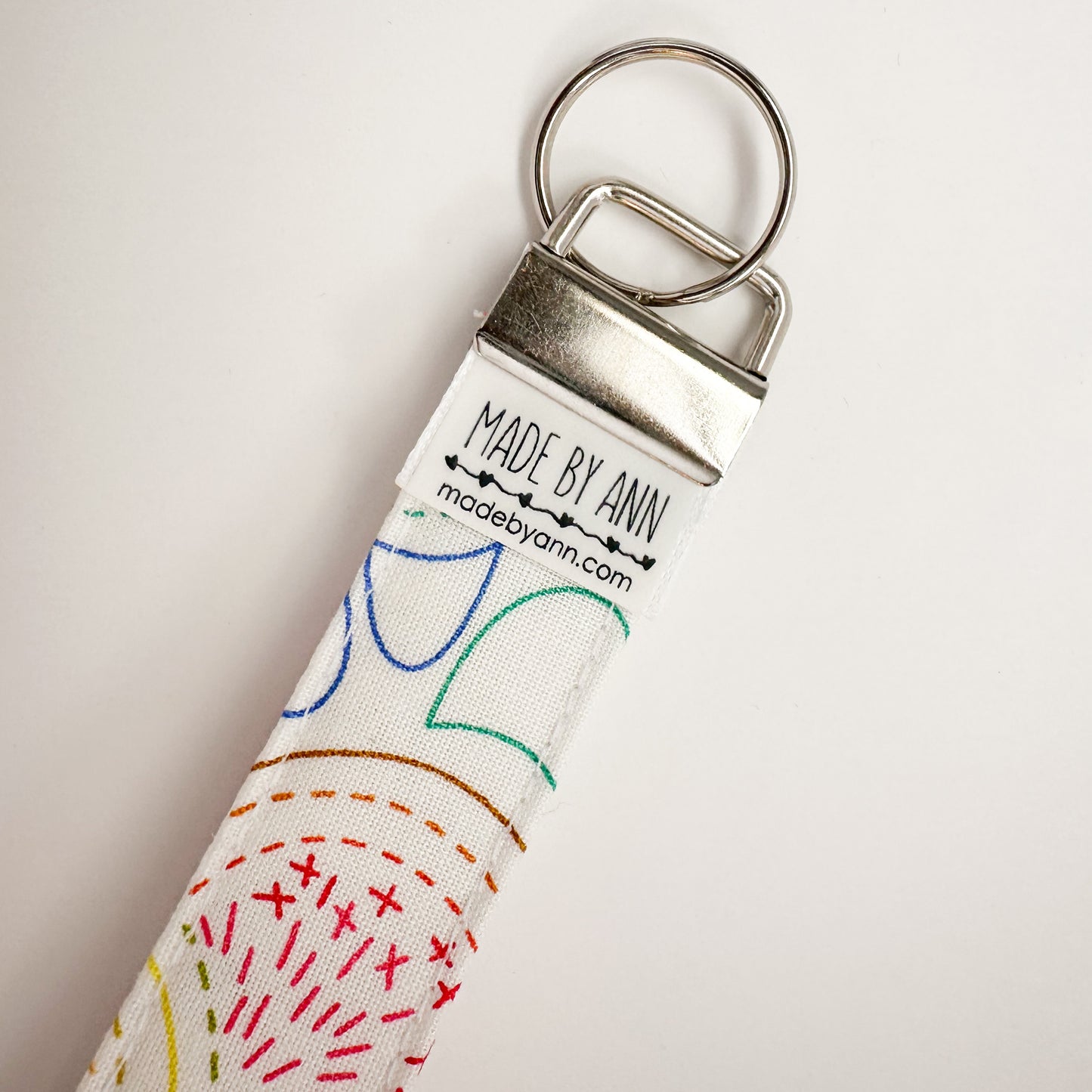 Keyring wristlet