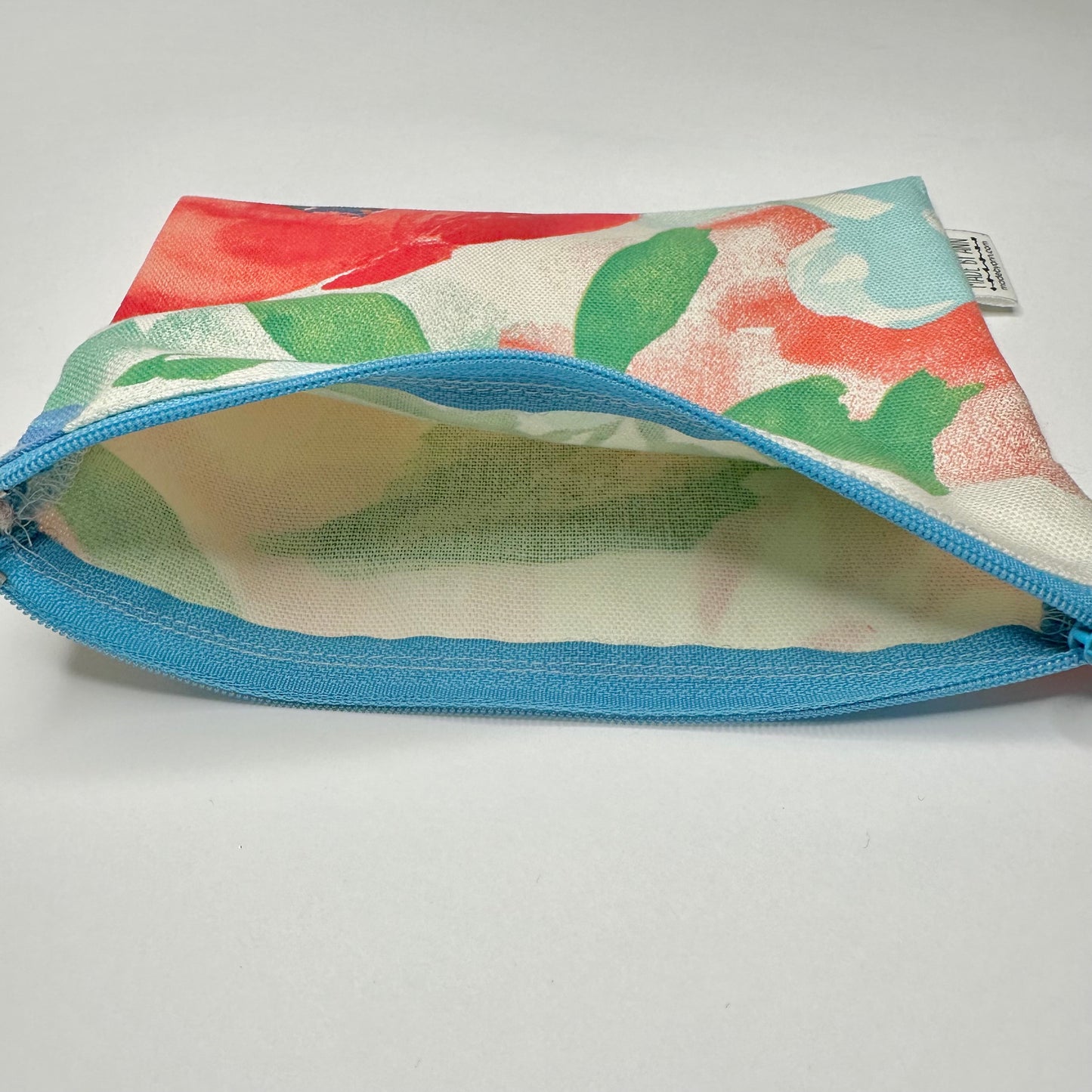 Unlined zipper pouch