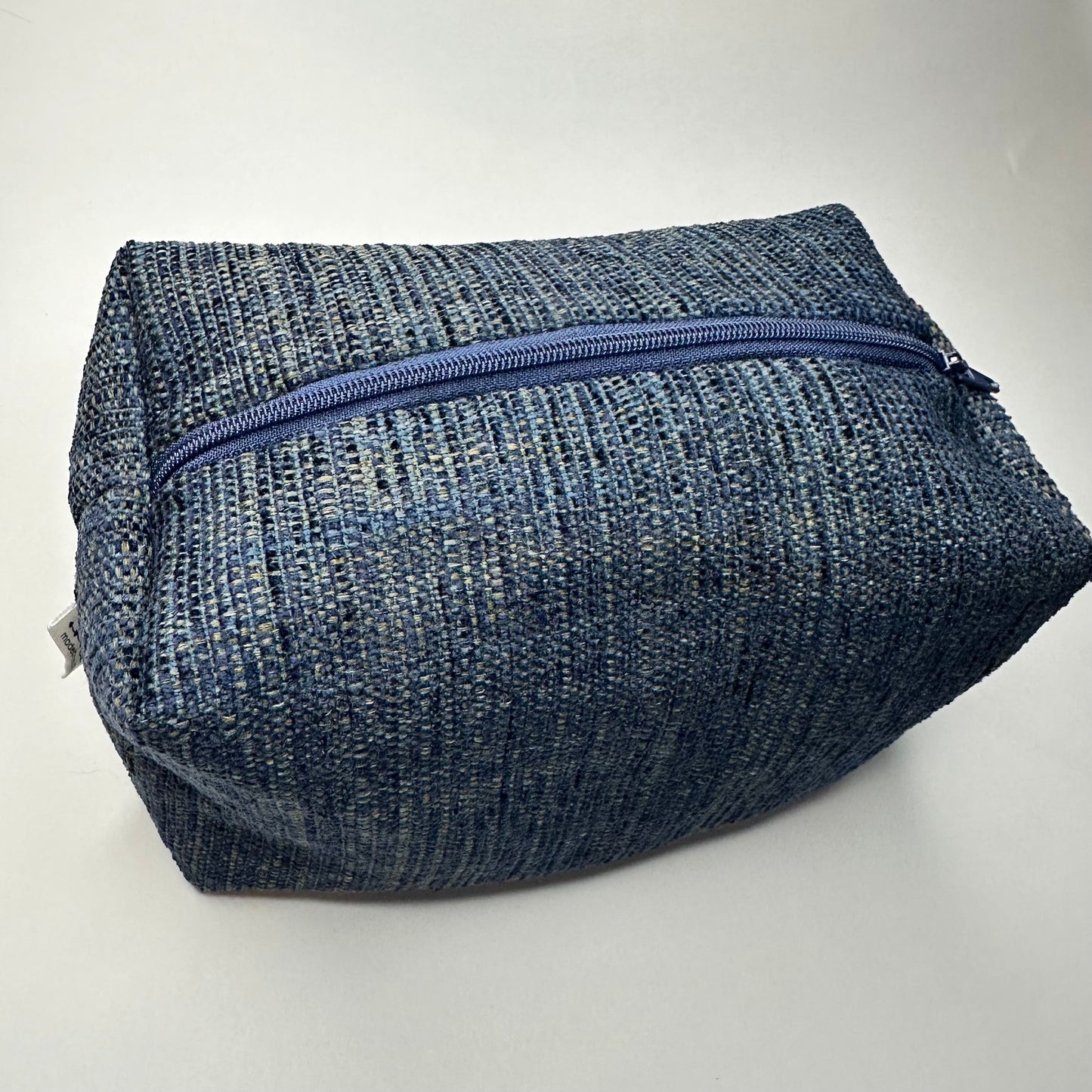 Blue boxy bag