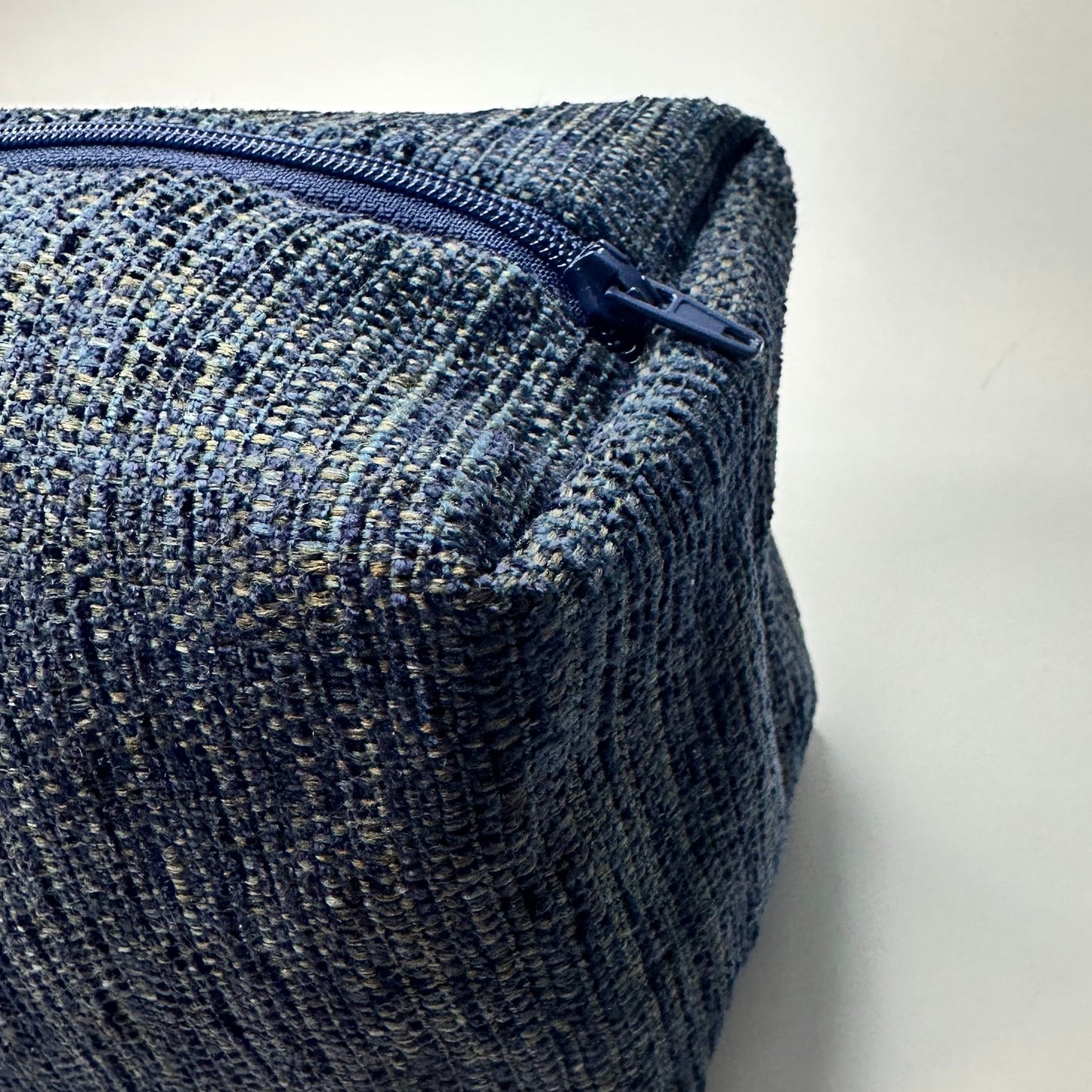 Blue boxy bag