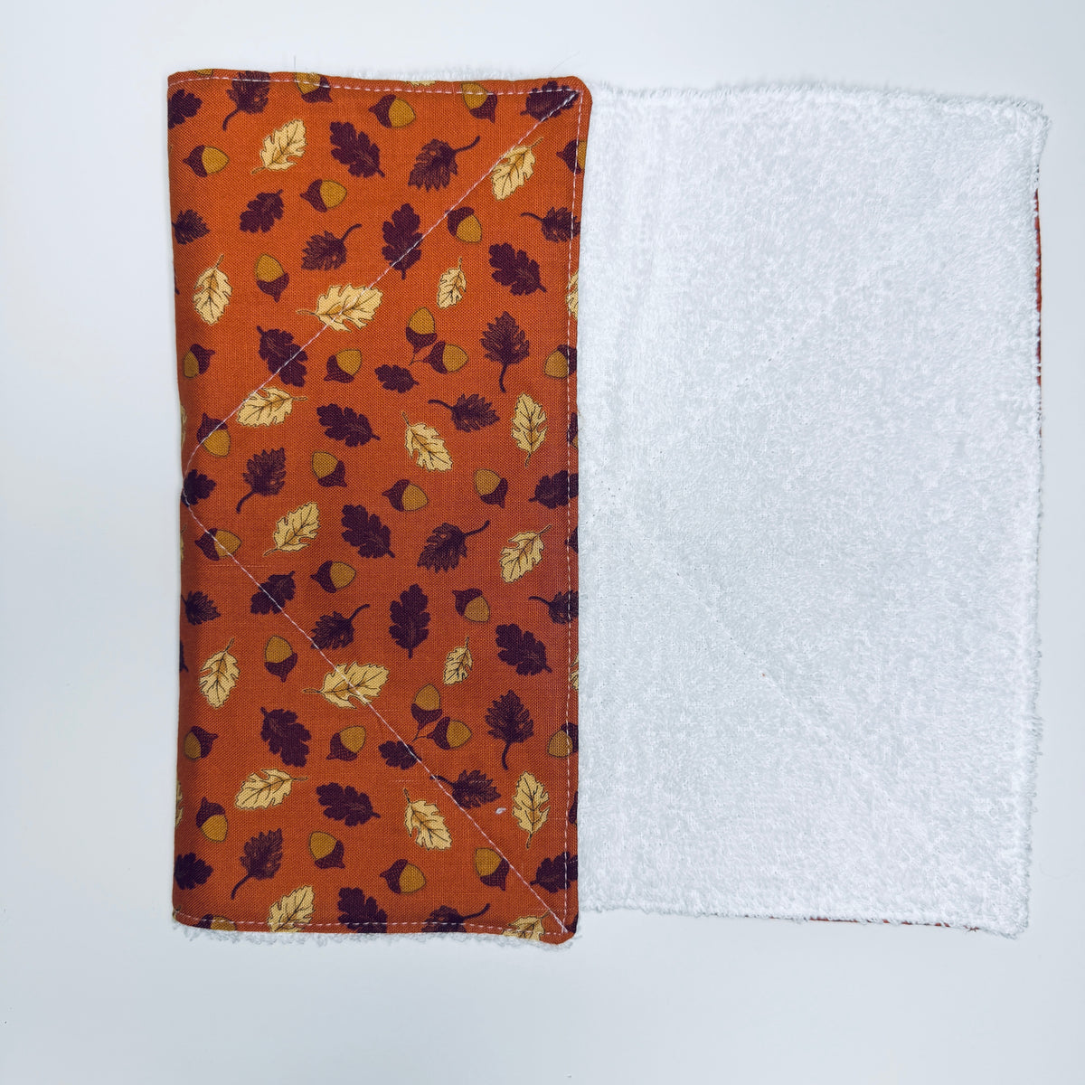 Fall Vibes Cotton Terry Cleaning Cloths with Coordinating Fabric (set of 2)