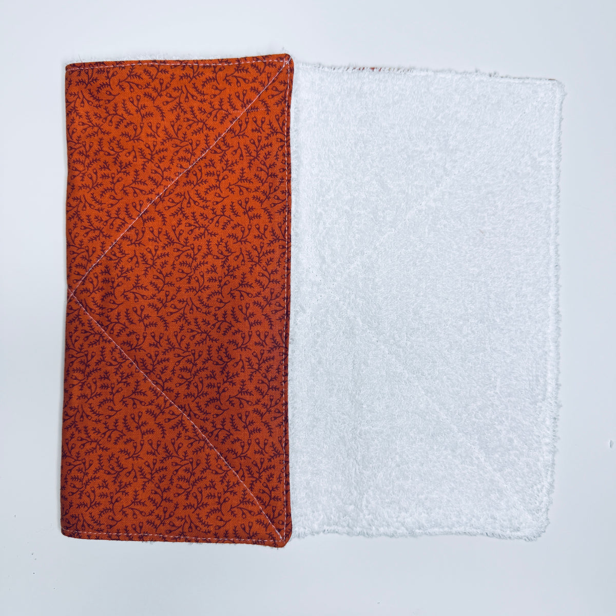 Fall Vibes Cotton Terry Cleaning Cloths with Coordinating Fabric (set of 2)