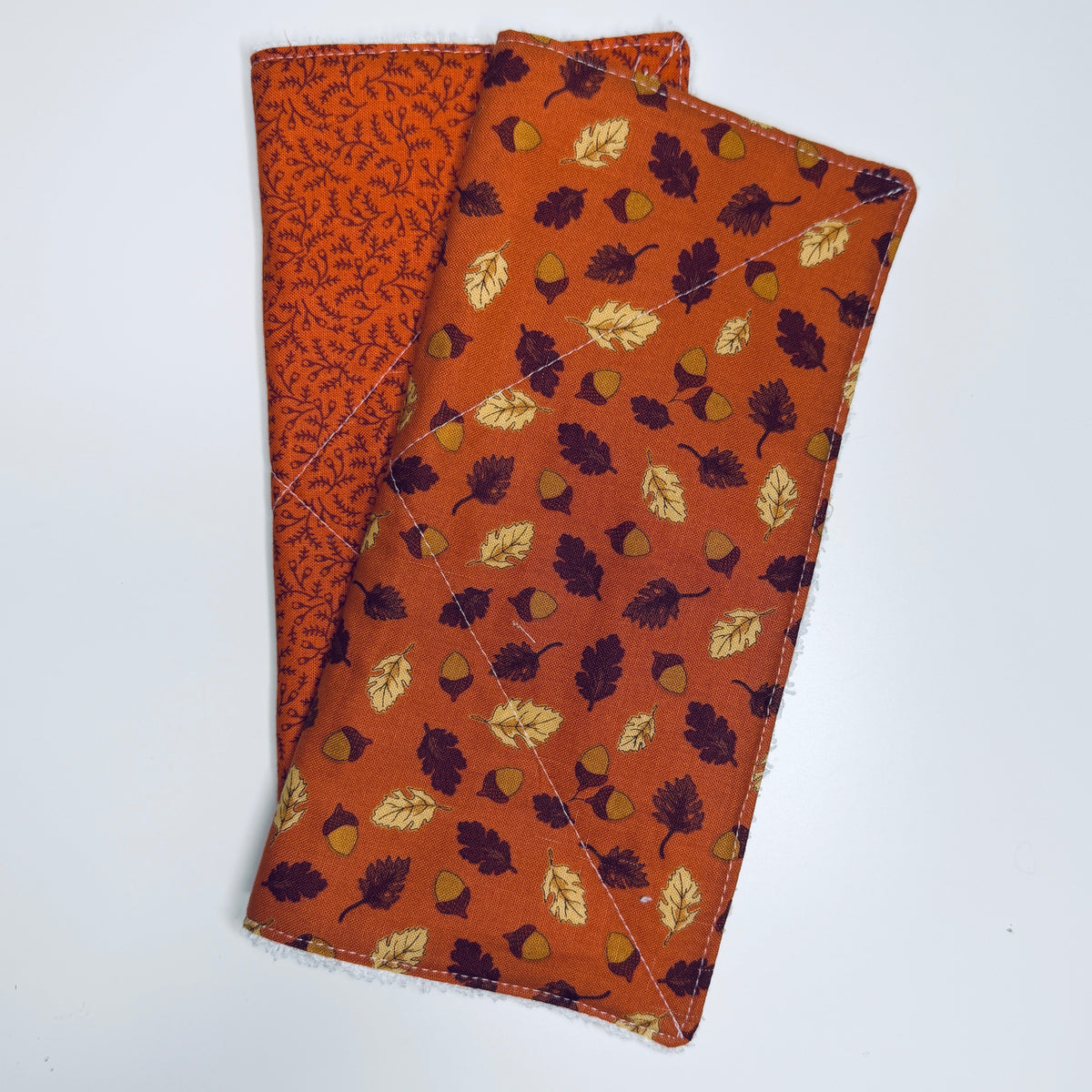 Fall Vibes Cotton Terry Cleaning Cloths with Coordinating Fabric (set of 2)