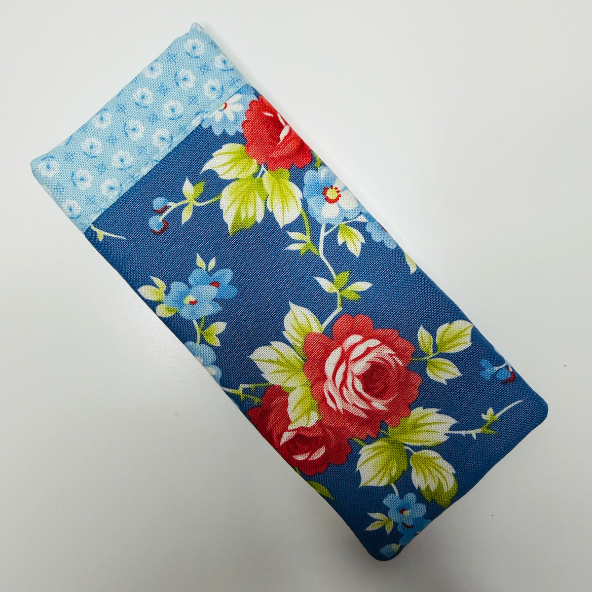 Eyeglass Case - blue floral