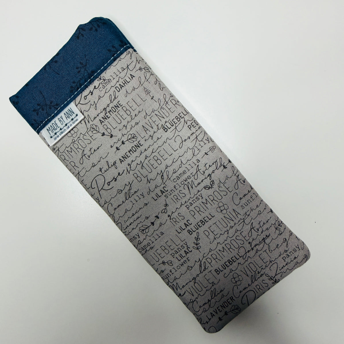 Eyeglass Case - flower words