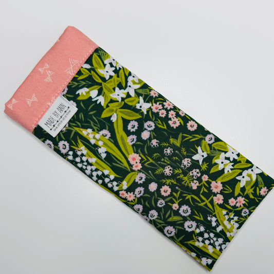 Eyeglass Case - green garden