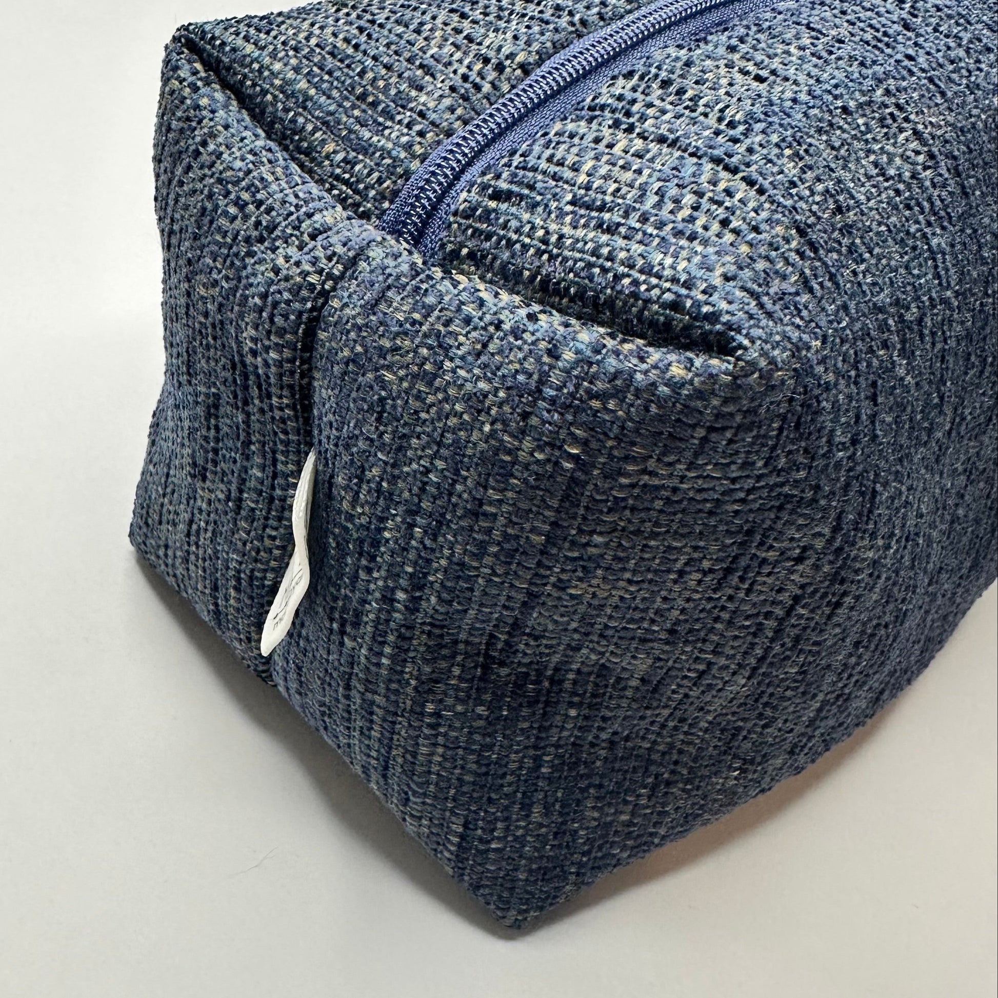 Blue boxy bag