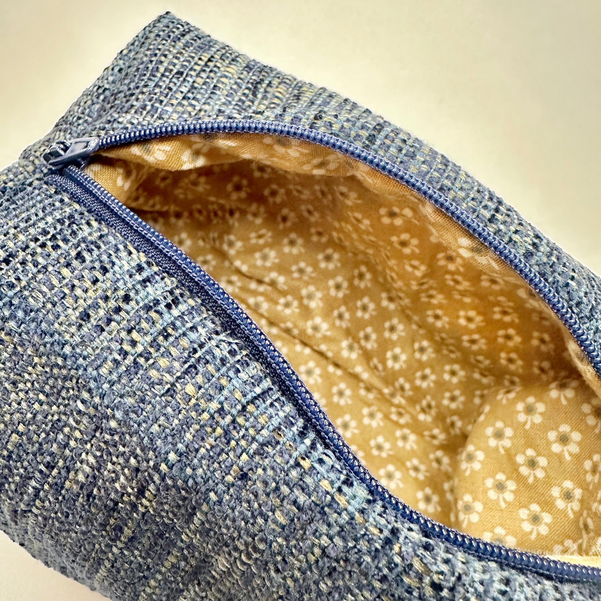 Blue boxy bag