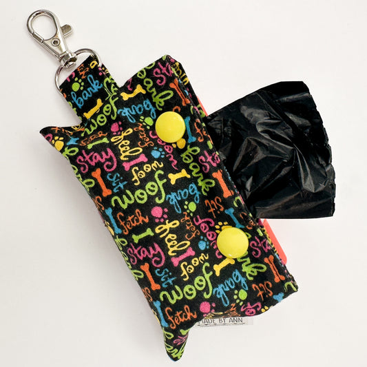 Pet waste bag holder